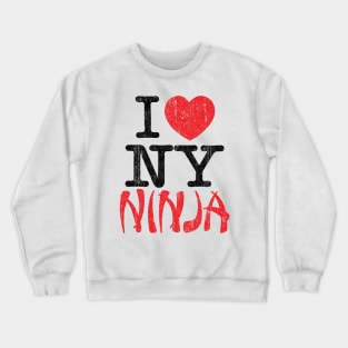 I Love New York Ninja Crewneck Sweatshirt